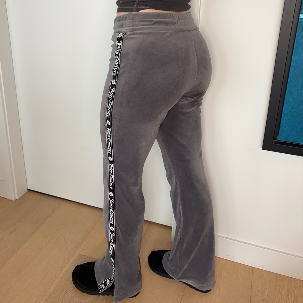 Juicy Couture Grey Velour Track Pants